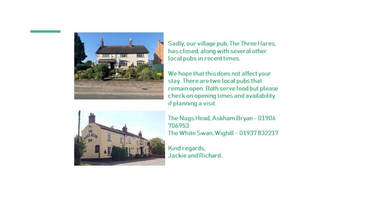 Piper Cottage, Bilbrough, York Exterior photo
